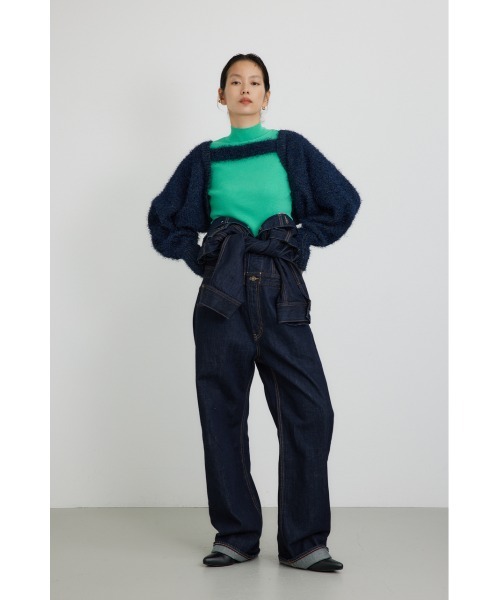 【PLUS】ショートボレロレイヤードセットニット/レディース/トップス ニット  長袖 ブランド AZUL PLUS【SALE】 PLUS】ショートボレロレイヤードセットニット｜WOMEN｜250HAP70