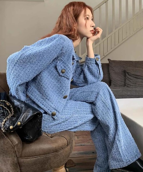 maison de dolce ジャケット　パンツ　セット　両方XS 1回着用 MAISON DE THERESE（メゾン ド テレーズ） セットアップ 上下セット