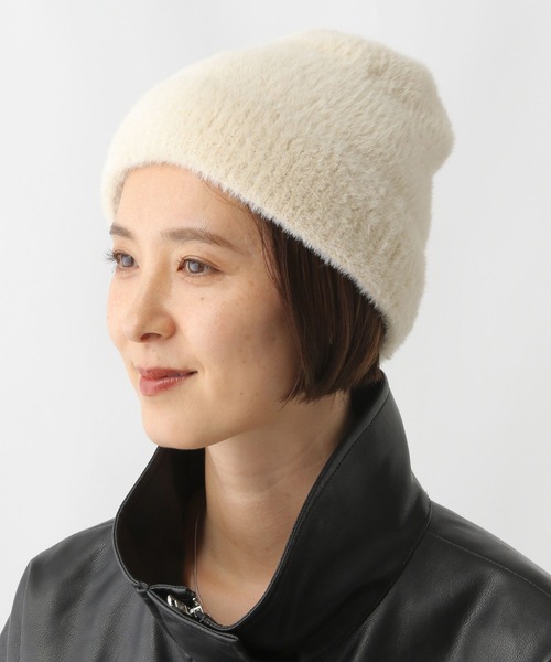 yellow19様 LEPSIM（レプシィム） ニット帽 ニットキャップ シャギーニットワッチ