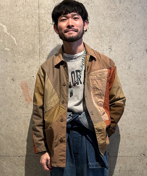 Johnbull（ジョンブル） カバーオール 「rebear by Johnbull」パッチ