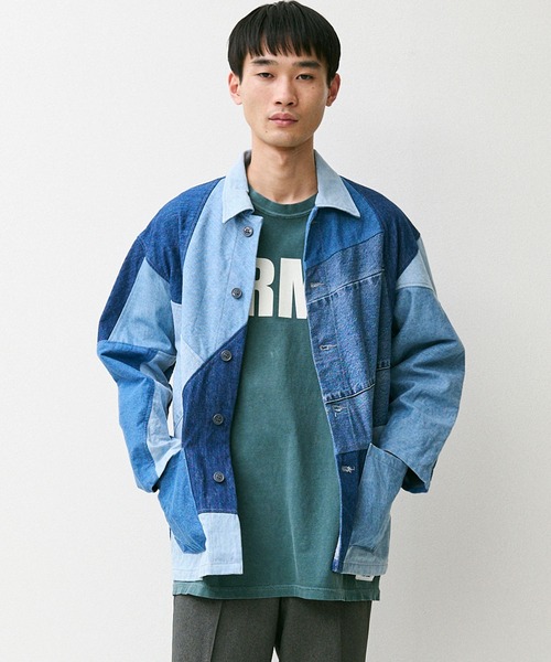 JOHNBULL カバーオール Johnbull（ジョンブル） カバーオール 「rebear by Johnbull」パッチ