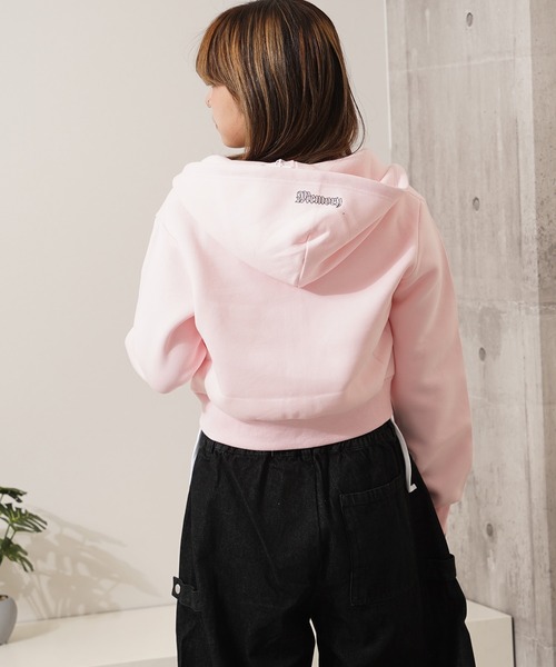 MEMORY パーカー 「MEMORY」lady's ラインストーン ボンディング ZIP