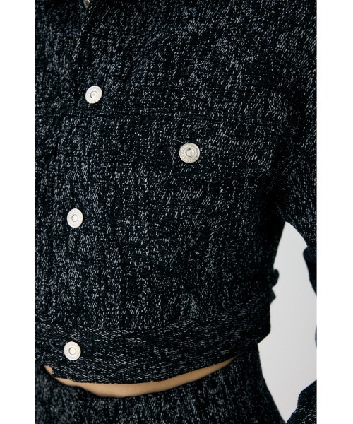 moussy SHORT TWEEDY ジャケット MOUSSY デニムジャケット gジャン 「セットアップ対応」SHORT