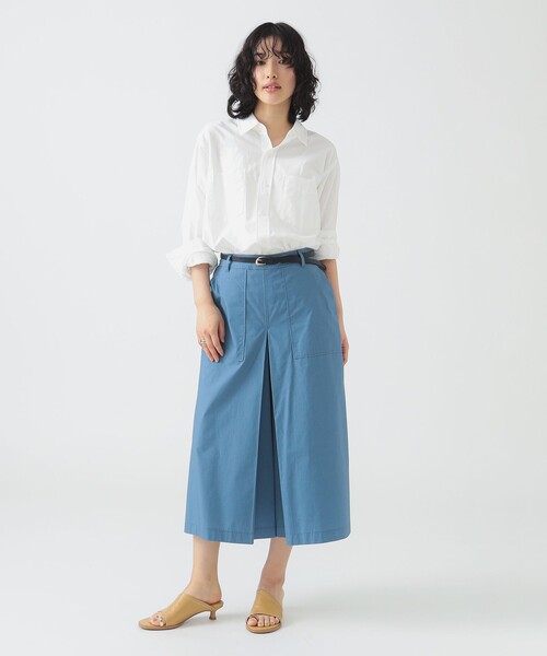 AA ダブルエー BAKER パンツ PPL M レディース B：MING by BEAMS パンツ ベイカー タック ワイド パンツ（S〜L