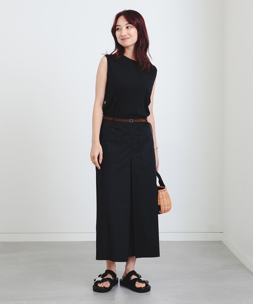 B：MING by BEAMS パンツ ベイカー タック ワイド パンツ（S〜L