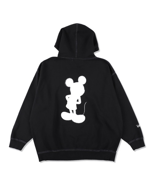 Disney（ディズニー） パーカー Disney x WDS BLACK HOODED SWEATSHIRT 