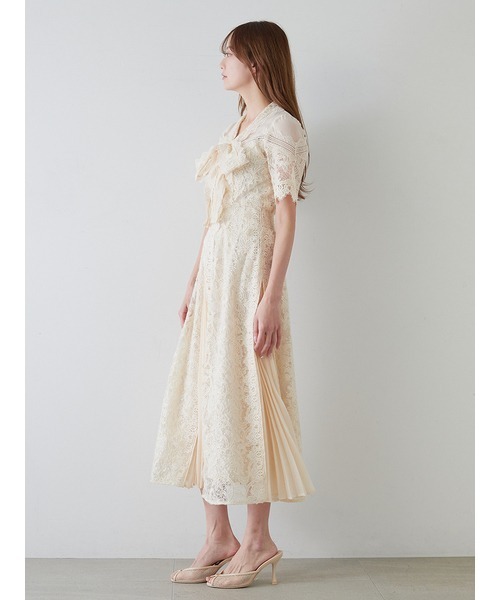 SNIDELレース ドレス ワンピース SNIDEL（スナイデル）の「レースオケドレス（ワンピース）」 - WEAR