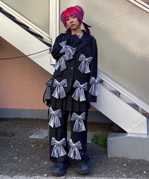 Candy Stripper パンツ PRECIOUS RIBBON PLEATS WRAP SKIRT