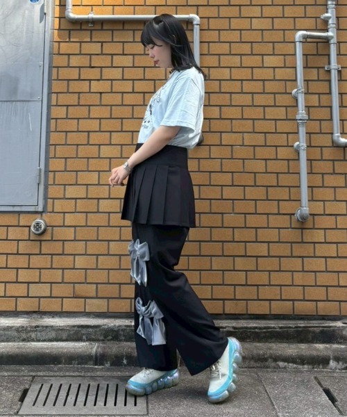 Candy Stripper 24AW PLEATS LAYERED パンツ LACE UP LAYERED PANTS | Candy Stripper（キャンディ