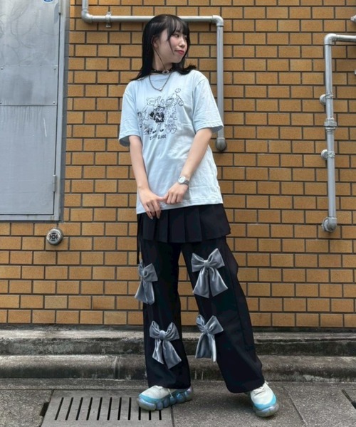 Candy Stripper パンツ PRECIOUS RIBBON PLEATS WRAP SKIRT
