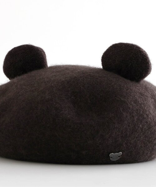 apres les cours（アプレレクール） 帽子 ベレー帽 tinybear 耳付き
