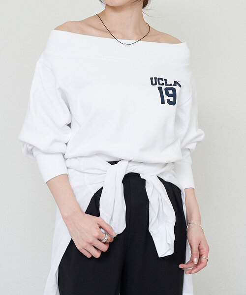 GOOD ROCK SPEED SHENERY Collegeスウェット SHENERY tシャツ 「GOOD ROCK SPEED」college オフショル