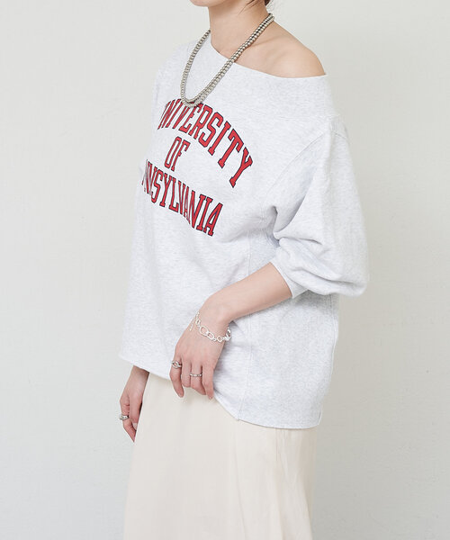 GOOD ROCK SPEED SHENERY Collegeスウェット SHENERY tシャツ 「GOOD ROCK SPEED」college オフショル