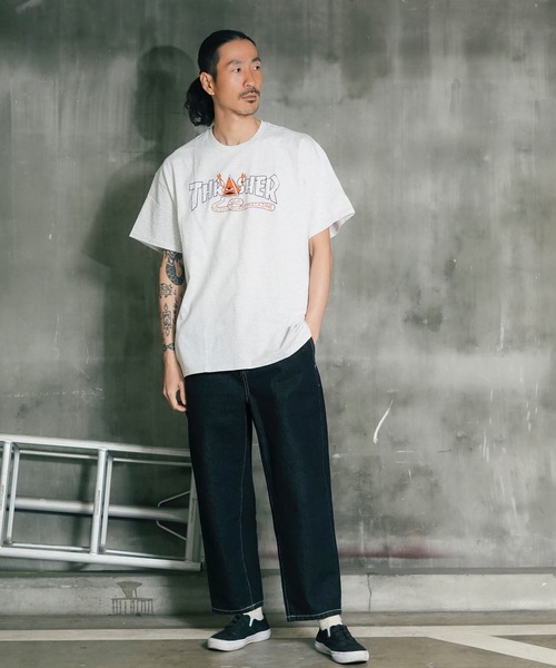 THRASHER（スラッシャー） tシャツ TOY MACHINE PYRAMID S/S T-SHIRTS