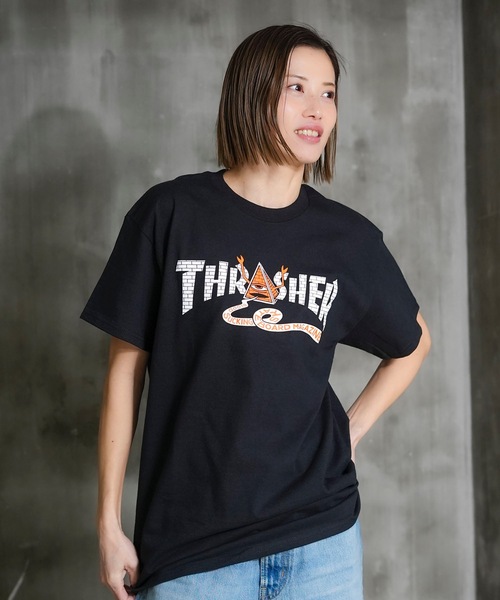 THRASHER（スラッシャー） tシャツ TOY MACHINE PYRAMID S/S T-SHIRTS