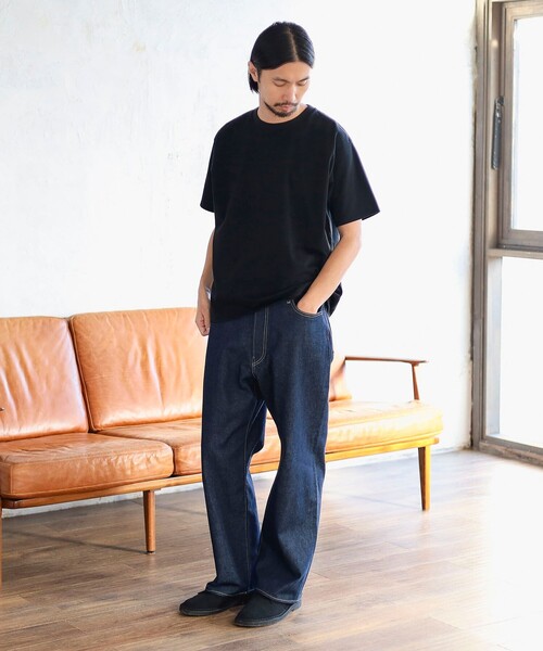 【りえぽん】セルビッチデニムスツール B:MING by BEAMS ジーンズ SIMPLE YET / セルビッチ デニム