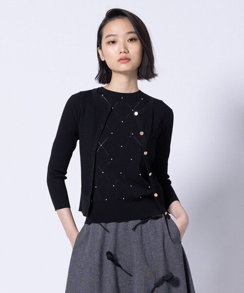 カーディガン SPRINGTIME KNIT ニットカーディガン レディース
