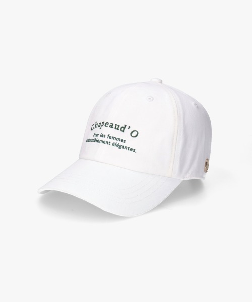 Chapeau d' O（シャポードオー） キャップ 帽子 Canvas Arch Logo Cap