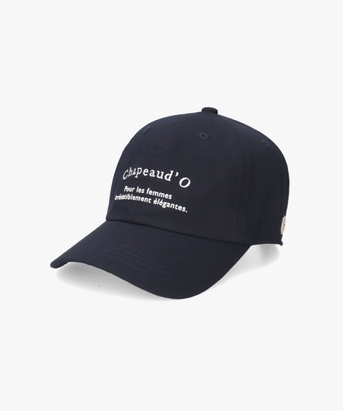 Chapeau d’ O シャポードオー Chapeau d' O（シャポードオー） キャップ 帽子 Canvas Arch Logo Cap