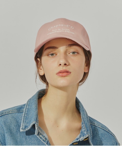 Chapeau d' O（シャポードオー） キャップ 帽子 Canvas Arch Logo Cap