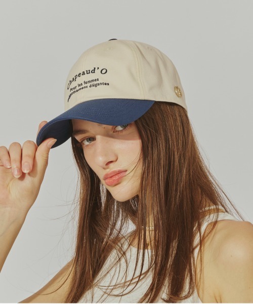 Chapeau d' O（シャポードオー） キャップ 帽子 Canvas Arch Logo Cap