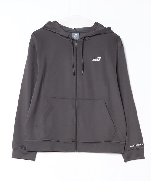 New Balance ブラック フルジップジャケット New Balance コート アウター ニューバランス フルジップ