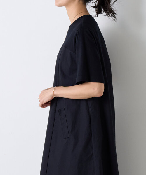 BEARDSLEY ビアズリー コンビフレアブルゾン ネイビー BEARDSLEY ビアズリー コンビフレアブルゾン ネイビー