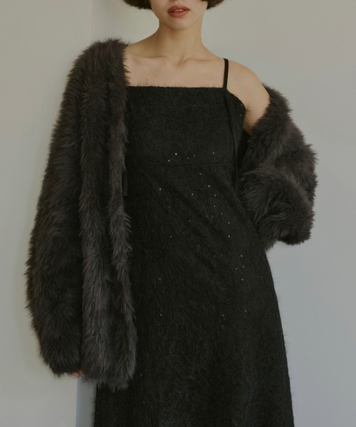 NOTRE emor ワンピース mohair lace camisole dress : ZOZOTOWN