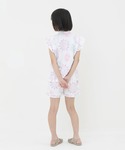 甚平 浴衣 キッズ フリル ガールズ 甚平 I...の詳細画像2