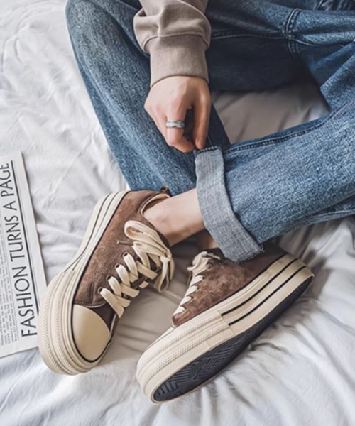 【 】Jeans ロゴ入り ローカット 厚底 スニーカー ♪ コンバース CONVERSE レディース スニーカー 厚底 ローカット