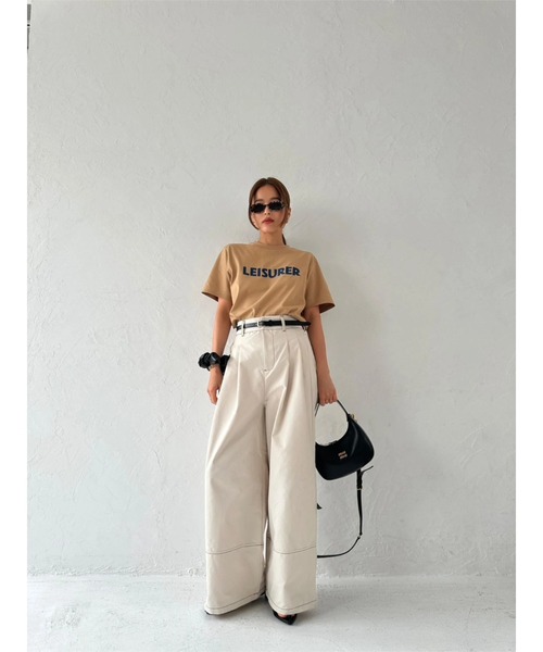 tシャツ ”LEISURER”TEE レディース