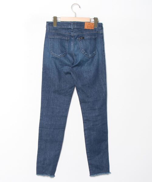 [B:MING by BEAMS] повреждение обработка Denim брюки [Lee сотрудничество ] M темно-синий женский 