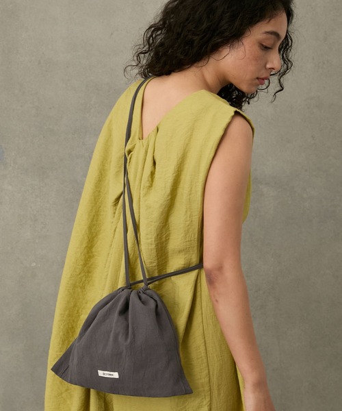 MUSINSA STANDARD_W's_ウォッシュコットンショルダーバッグ_3色 Stroove ショルダーバッグ バッグ Sand wash cotton 2way