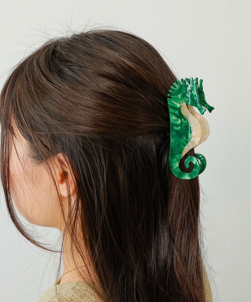 ヘアクリップ 海の動物 クジラ ジンベイザメ カメ 魚 バンス