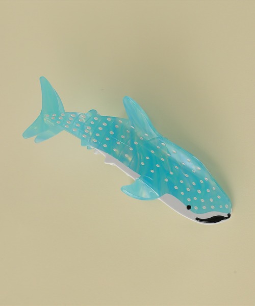 ヘアクリップ 海の動物 クジラ ジンベイザメ カメ 魚 バンス