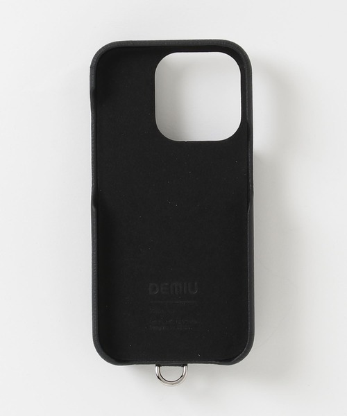 【新品未使用】デミュウDEMIU スマホケース ブラック iPhone13 DEMIU(デミュウ)｜iPhone13 POCHE 背面収納スマホケース