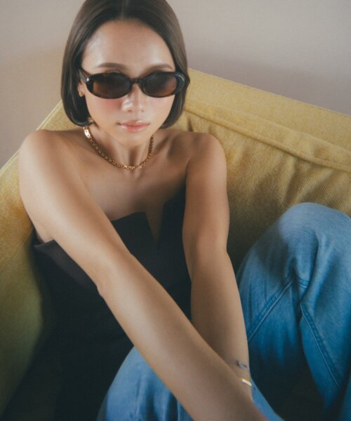 イハラアオイ×Zoffサングラス Zoff AOI IHARA ボストン型カラーレンズサングラス 伊原葵