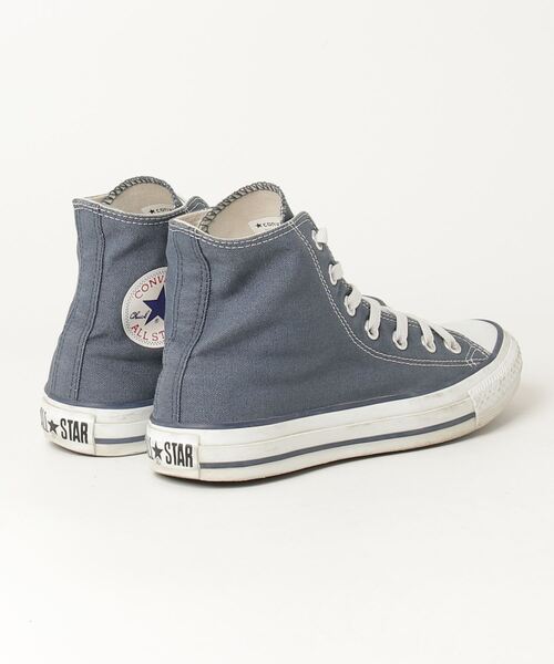 「CONVERSE」 ハイカットスニーカー 24.5cm ブルー レディース