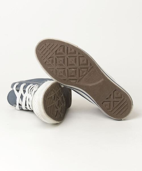 「CONVERSE」 ハイカットスニーカー 24.5cm ブルー レディース