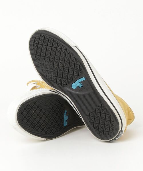 「CONVERSE」 ハイカットスニーカー 24.5cm イエロー レディース