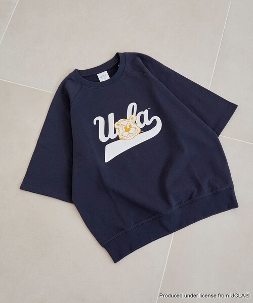 tシャツ 「UCLA 別注」 カレッジプリント裏毛ハーフスリーブプルオーバー レディース | UCLA | 02