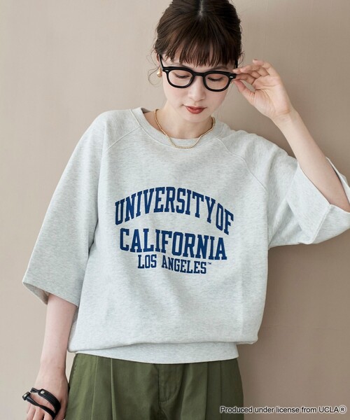 tシャツ 「UCLA 別注」 カレッジプリント裏毛ハーフスリーブプルオーバー レディース | UCLA | 04