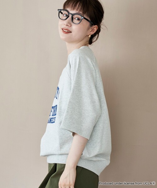 tシャツ 「UCLA 別注」 カレッジプリント裏毛ハーフスリーブプルオーバー レディース | UCLA | 05