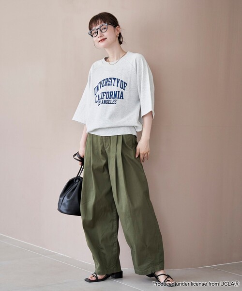 tシャツ 「UCLA 別注」 カレッジプリント裏毛ハーフスリーブプルオーバー レディース | UCLA | 09