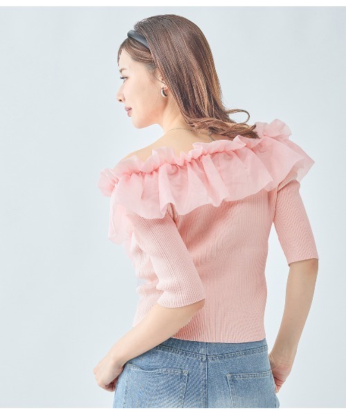 PEACH JOHN（ピーチジョン） ニット セーター フリルコンビニット