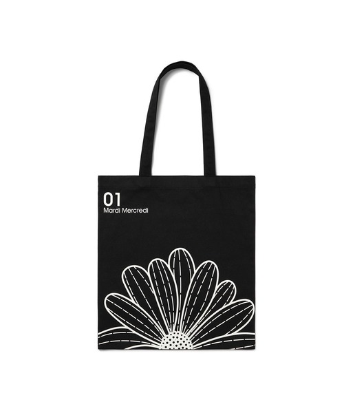 Mardi Mercredi（マルディメクルディ） エコバッグ CANVAS BAG FLOWER