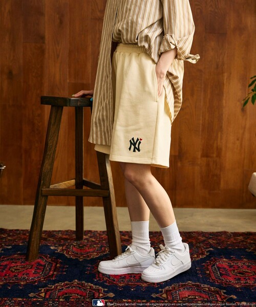 「PUBLUX」 ショートパンツ M ネイビー レディース_画像3