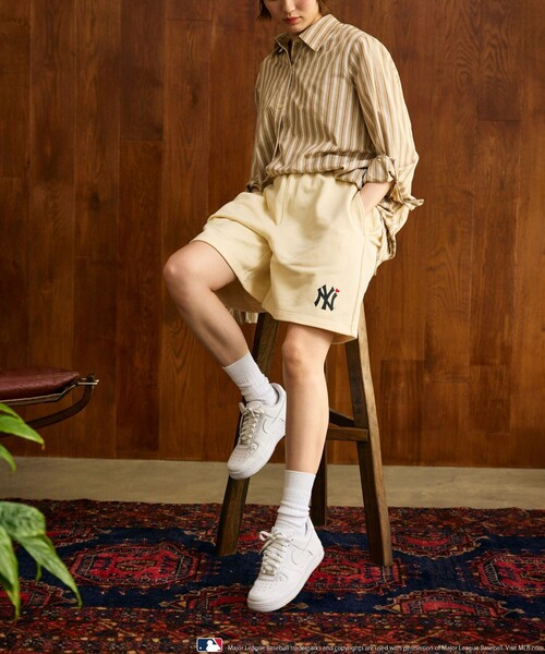 「PUBLUX」 ショートパンツ M ネイビー レディース_画像9
