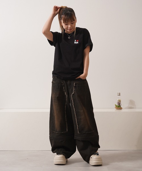 パンツ MAZZ waxed black camo double knees パンツ 2WAY ダブルニー