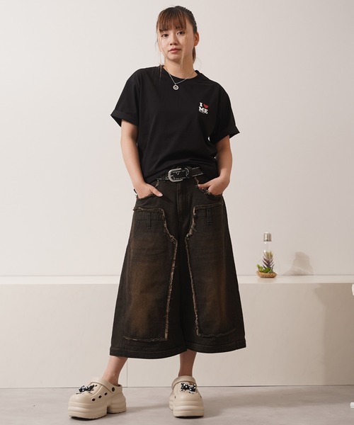 パンツ 2WAY ダブルニー ワイドカーブパンツ / Double Knee Wide Curve